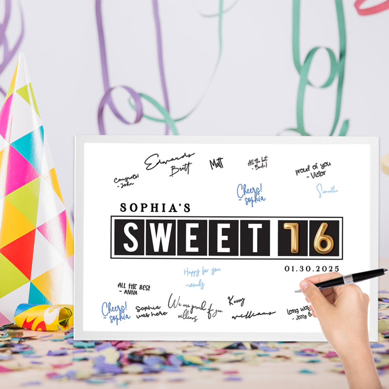 Signe d'anniversaire en papier