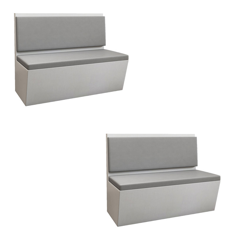 Banc rembourré en similicuir