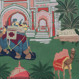 Bara Bazaar in Viridian Cotton/Linen Fabric