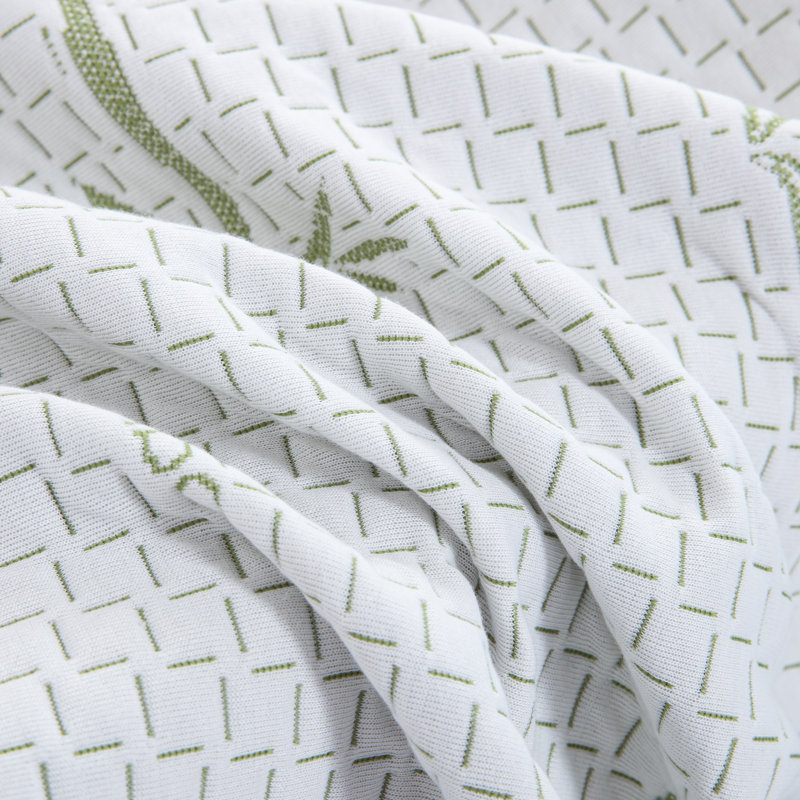 Matelas en mousse à mémoire de forme de 8 po, housse en tissu jacquard en rayonne de bambou, matelas de lit respirant, mousse à base de support flexible