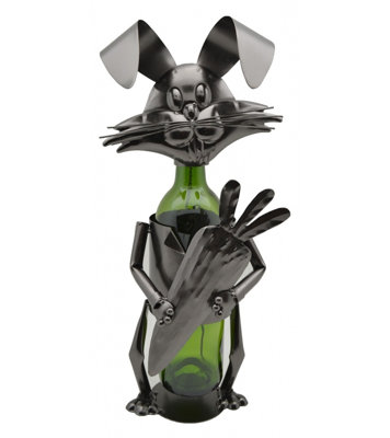 Tabletop Wine Bottle Rack in Silver