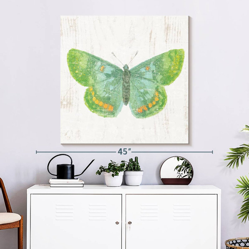 Crowle Barn Butterflies II, H 33 po x l 33 po