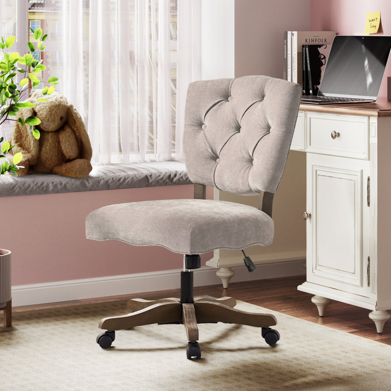 Baden Upholstered Task Chair, Milk Tea Brown