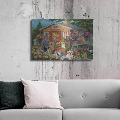" Backyard Potting Shed " by William Vanderdasson