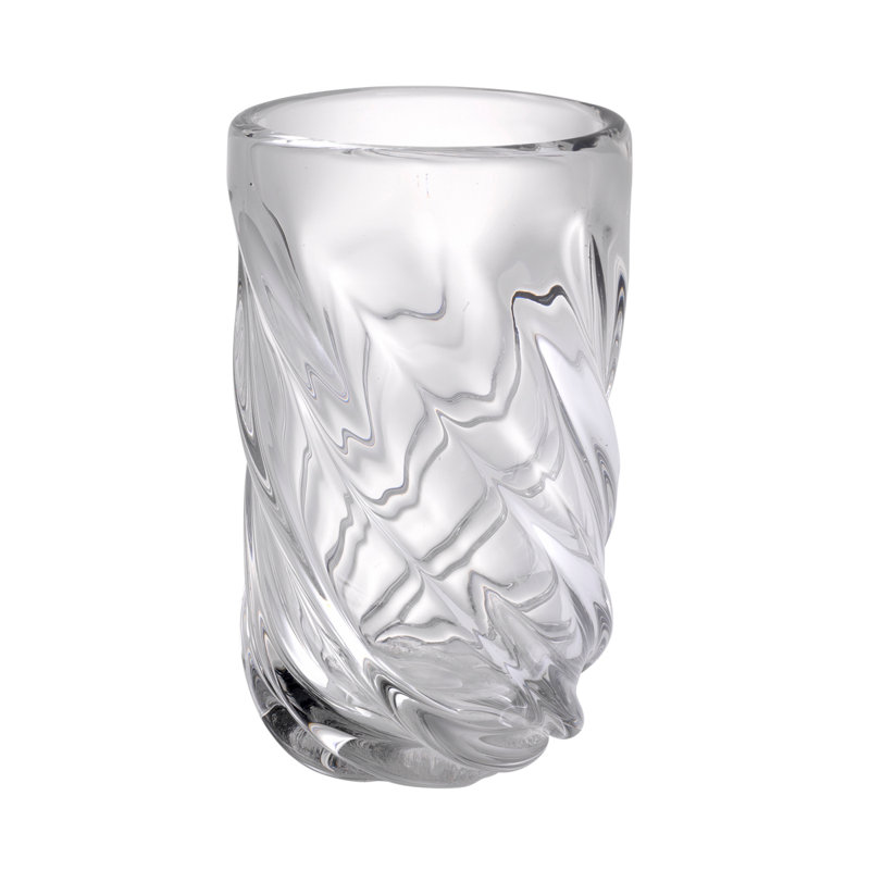 Vase de table Angelito, H 14,17 po x l 7,87 po x P 7,87 po, Transparent