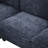 Blue Sectional , 90". Movable & Coffee Table With Hidden Charging. Snug Padded Contentment, Long-lasting Style Enhancement 90" Table. Charging Port, Soft Rest, Allure-1617185561