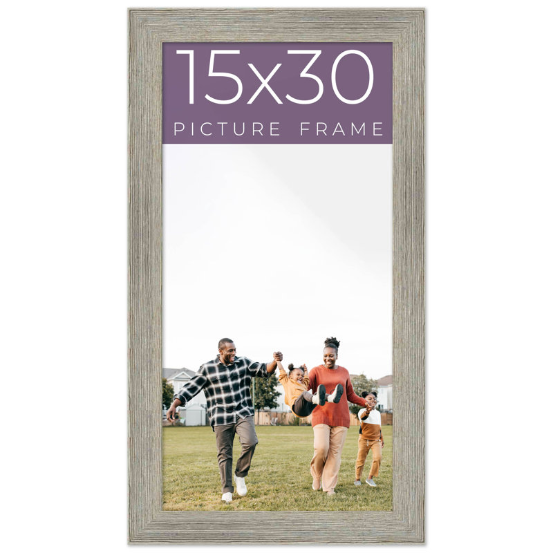 Cadre photo Kaise, Gris, L 15 po x H 30 po