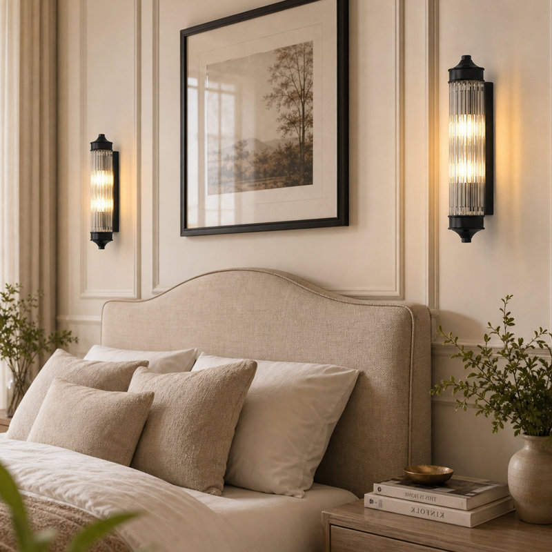 Acton 16.9In Cylinder Wallchiere Wall Sconce Lamp, 16.9''(H) x 3.3''(W) x 4.1''(D), Matte Black