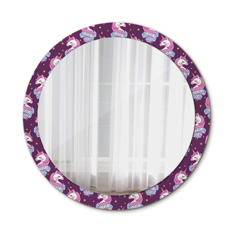 Huldar Glass Flat Wall Mirror