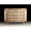 61" Wide 4 Drawer Beech Wood Credenza