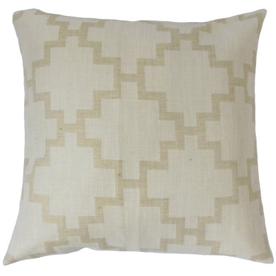 Hollace Geometric Cotton Throw Pillow