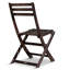 3 bistro en eucalyptus pliable pour faciliter le transport sur un patio, un balcon ou une terrasse carrée offrant une option extérieure confortable-121114400