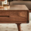 Table basse moderne simple en bois massif de noyer noir-105358834