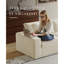 Canapé modulaire 3 places, compressé dans un style minimaliste moderne, canapé-lit pour le salon avec, blanc, utilisant une éponge à haute densité 33D confort, + procédé de compression verticale, emballage quadruple,-835067210-835067221-835067223