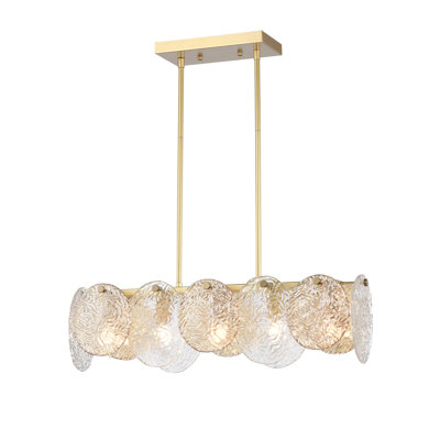 5 - Light Dimmable Modern Linear Chandelier