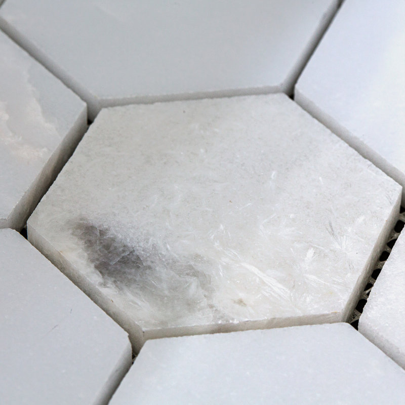 Honed Honeycomb Natural Mosaic Tile