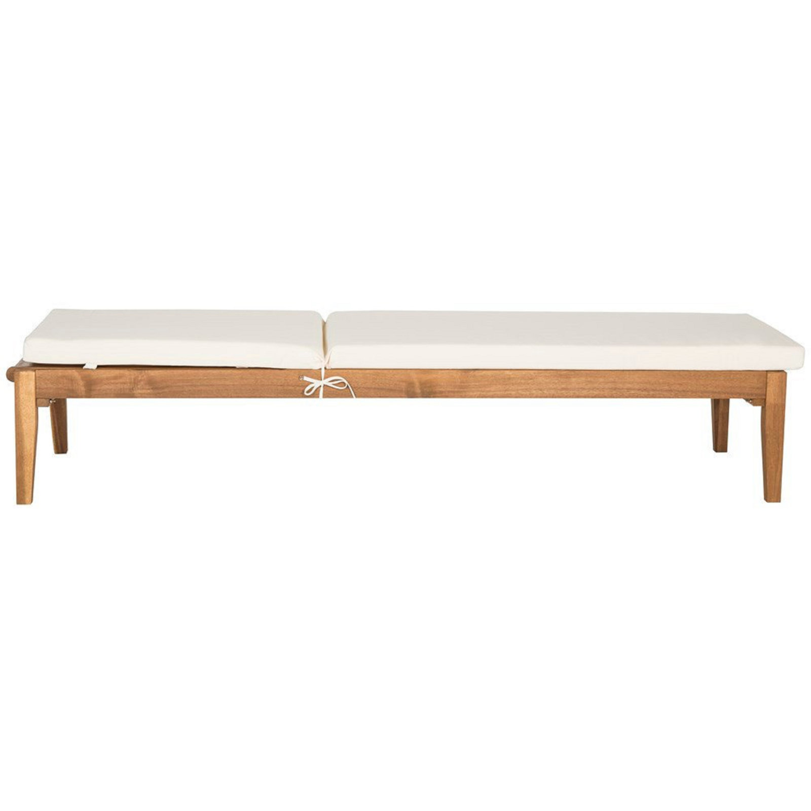 Arwen 23.6'' Outdoor Acacia Chaise Lounge, Natural