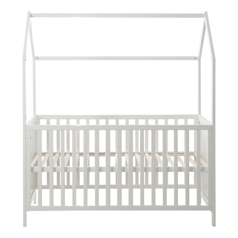 House Cot Bed, White