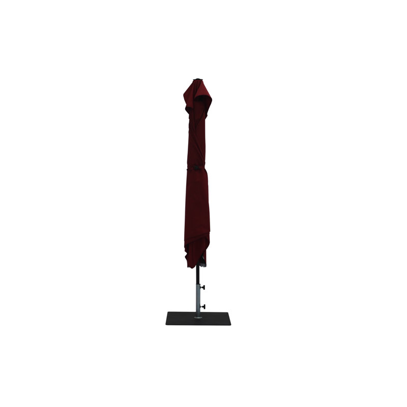 Arthos 300cm X 200cm Rectangular Market Parasol, Bordeaux