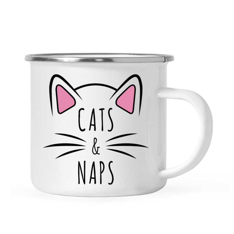 Tasse à café «Funny Cat Lover Campfire», Chats et siestes
