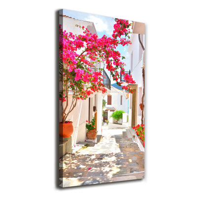 Orchid And Stones - Wrapped Canvas Print