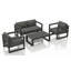 Avion 4 Piece Sofa Seating Group with Sunbrella Cushions-1190556050-1195366020-1102537356