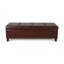 Repose-pieds avec rangement, grand banc de rangement pour repose-pieds de 51 pouces, banc rembourré à l'extrémité du lit avec couvercle à charnières, tabouret long pour repose-pieds dans la chambre du salon