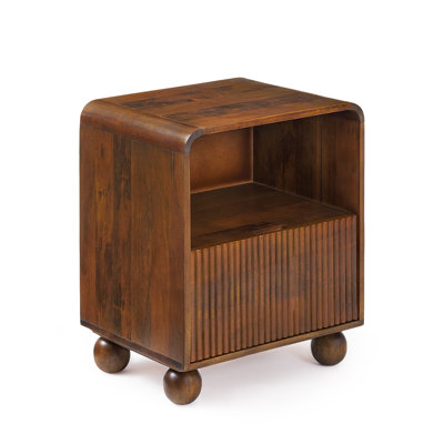 Vallandry Solid Wood Nightstand