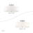 Flaire Fabric Semi Flush Mount-535900989-420096979