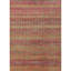 Abstract Area Rug in Red/Caramel/Green-101829868