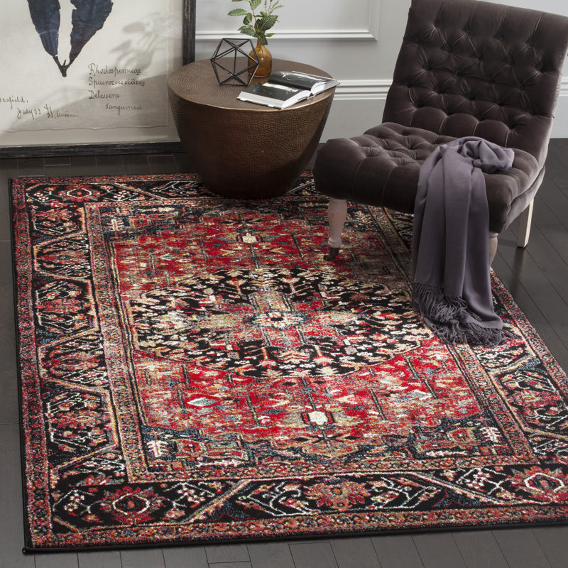 Tapis performance oriental rétro Imarnie, Rectangle 8 pi x 10 pi