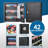 42 KEYS ADJUSTABLE KEY LOCK BOX BLACK