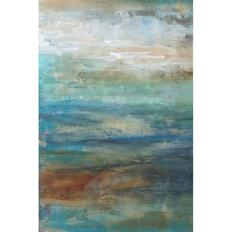 Siavash II by Lila Bramma - Painting on Canvas, 91cm H x 61cm W, Wrapped Canvas