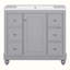 Meuble-lavabo simple 36 po avec plateau Dayleen-1443779606