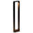 Black Integrated LED Metal Bollard Light