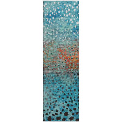Premium Machine Washable Christina AMF1074 Circles Rug