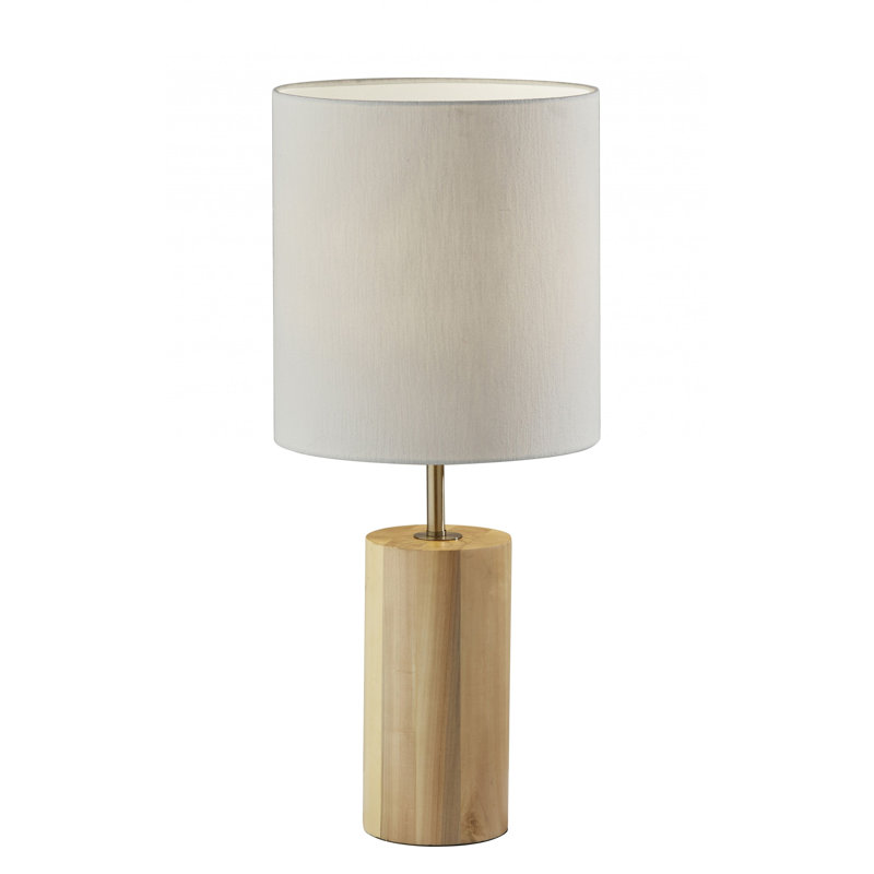 Metal Table Lamp, Natural, Beige