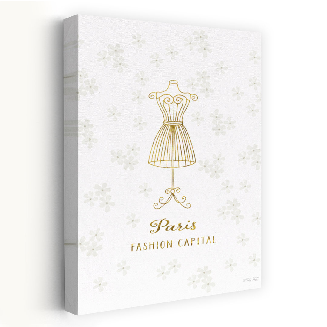 Paris Fashion Capital by Cindy Jacobs - Wrapped Canvas Print