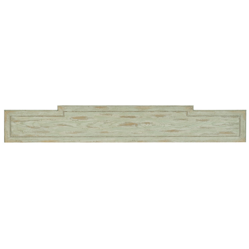 Traditions 78'' Solid Wood Top Console Table, Green