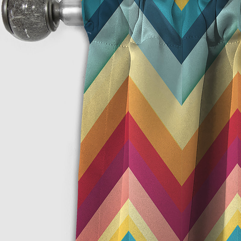 Chevrons Popart, L 52 po x L 95 po