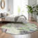 Premium Machine Washable Prisco Green Rug