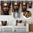 Hadika Abstract Wall Decor on Metal-886715088