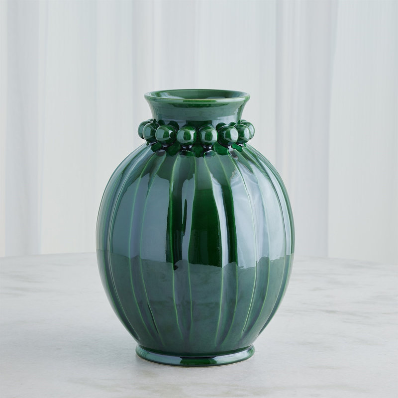 Pearl Handmade Earthenware Table Vase