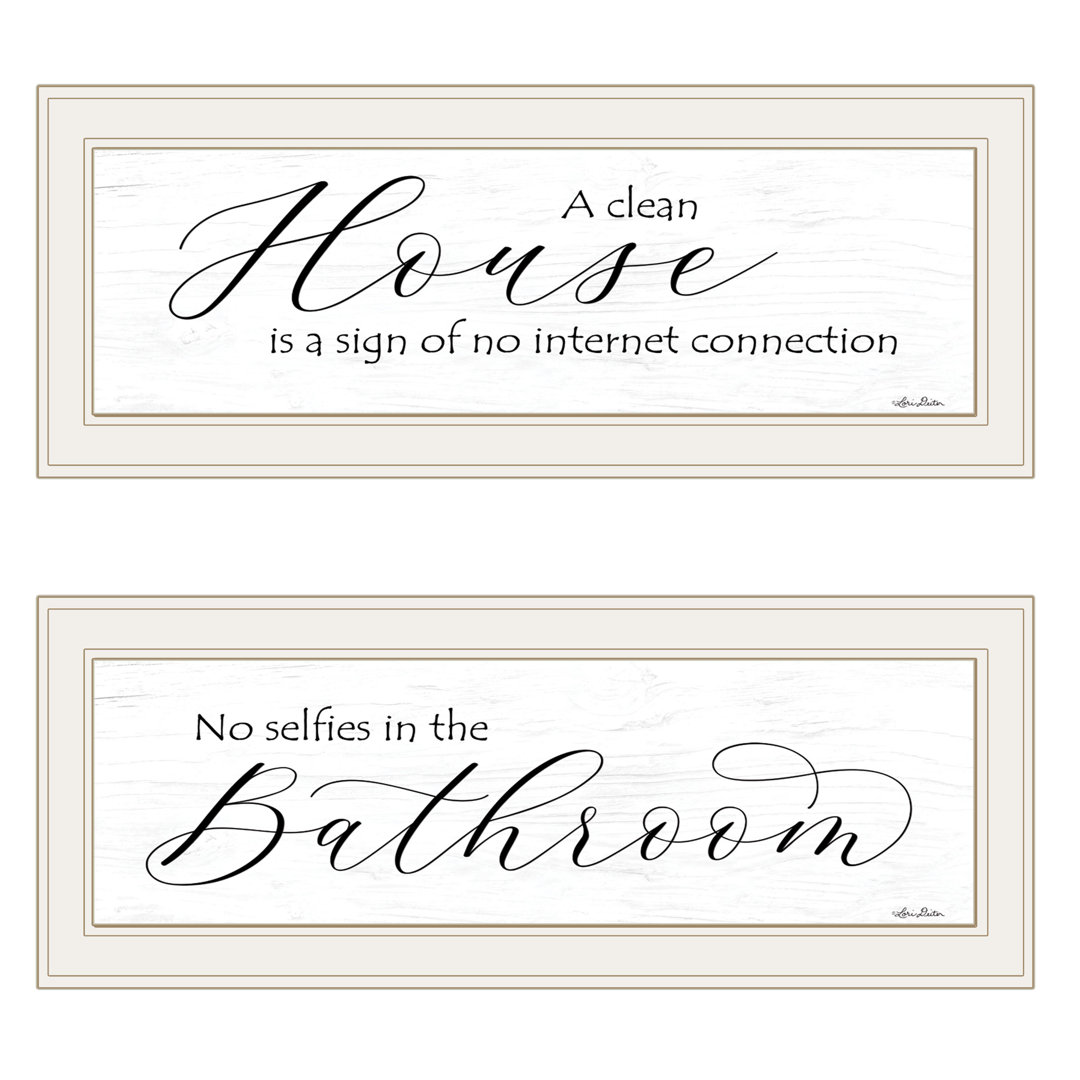 Household Humor 2-Piece Vignette Framed Wall Art for Living Room, Home Wall Décor by Lori Deiter Red Barrel Studio®