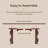 70.87" Sintered Stone Dining Table for 6 with Solid Wood Waveform Base