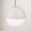 Sean Lavin Torian 1 Light Kitchen Pendant With Milk Clear Glass Mix Shade-1024379247
