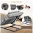 Electric Adjustable Bed Backrest With Safety Rails - 300 Lbs Capacity, 4-68° Lift Range, Machine Washable Cover - Ideal For Elderly, Pregnancy, Patient Care  Mobility Assistance