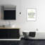 «Wash Your Hands, No Ser Serious Quote Light Green Plant», art textuel-60025578-60025579