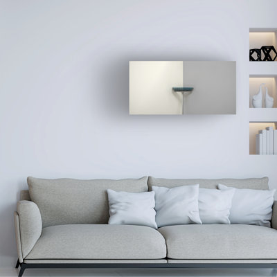 Bolog Gilbert Claes Blue Brush Canvas Art