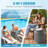 3-in-1 50Lbs PP Patio Side Table Umbrella Base with Storage-954129054